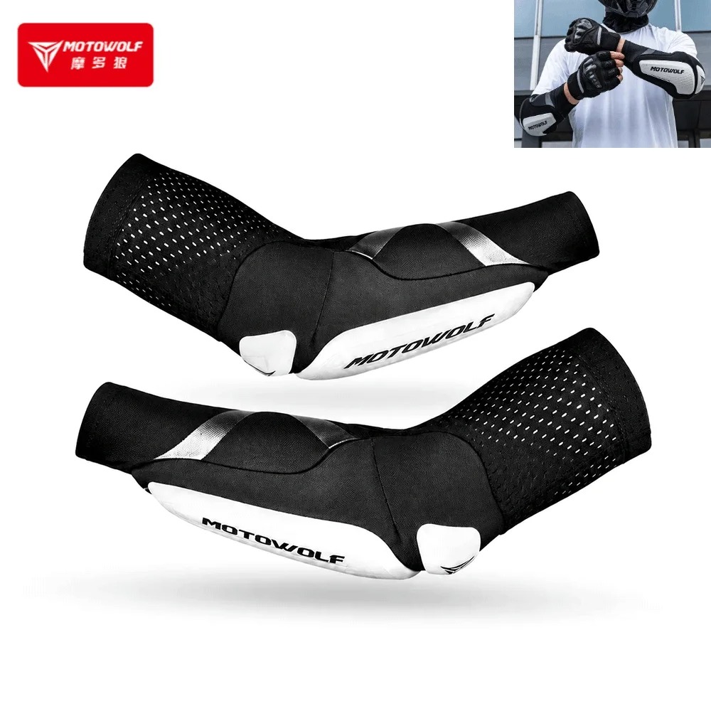 Mountain Biking Elbow Pads - Pelindung Siku Sepeda Motor Elastis dan