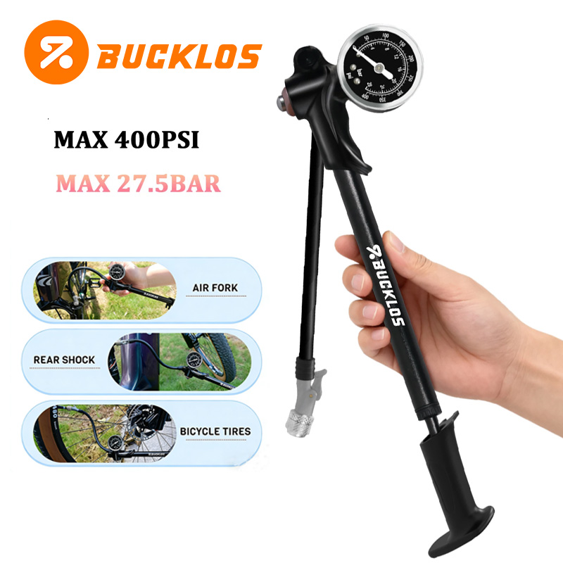 Shock Pump Suspension - Pompa Udara Sepeda BUCKLOS Tekanan Tinggi