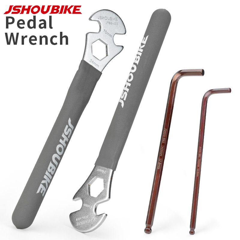 Mountain Biking Apparel - JSHOUBIKE 6/8/15Mm Kunci Pas Pedal Sepeda