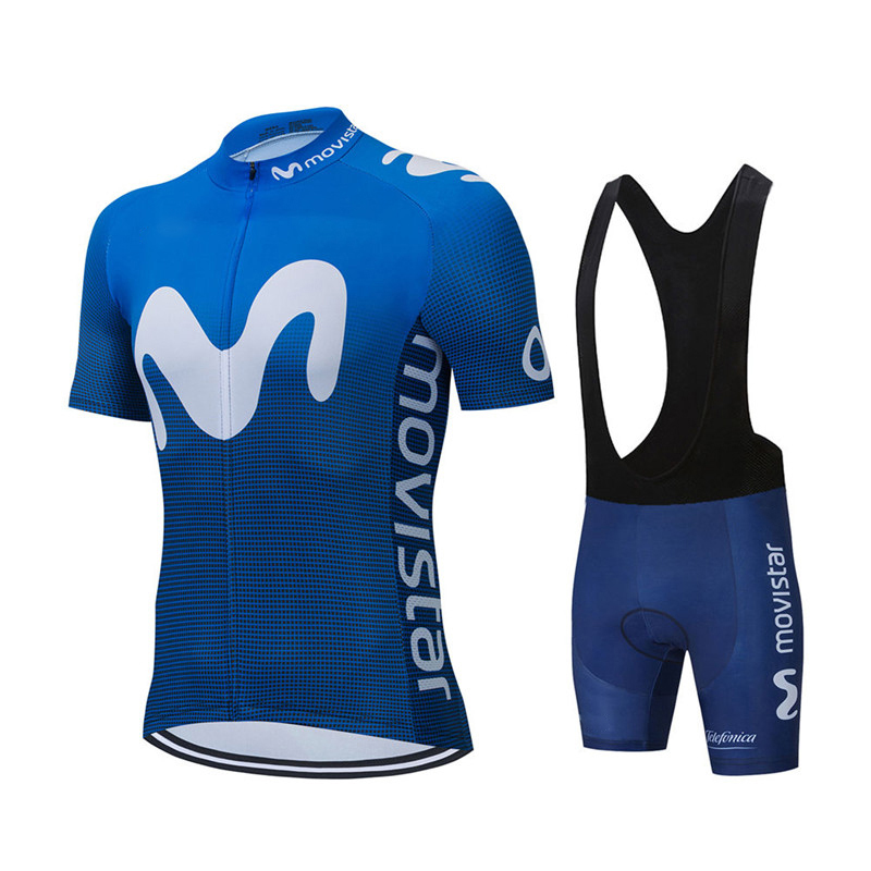 Mountain Biking Apparel - Set Jersey Bersepeda Tim Movistar Musim