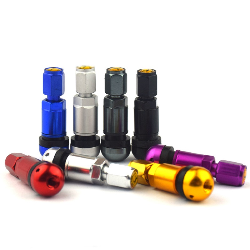 Tubeless Valve Core - 4 buah Universal Aluminium Aloi mobil