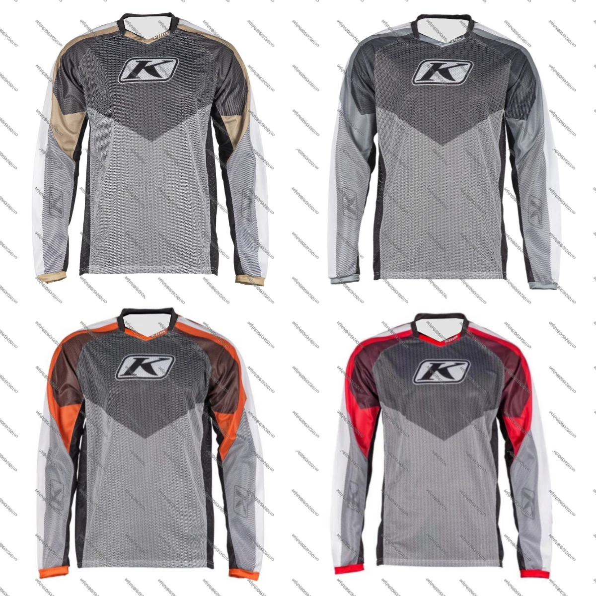 Mountain Biking Long Sleeve Shirt - KLTM Retro jersey sepeda motor Motocross,