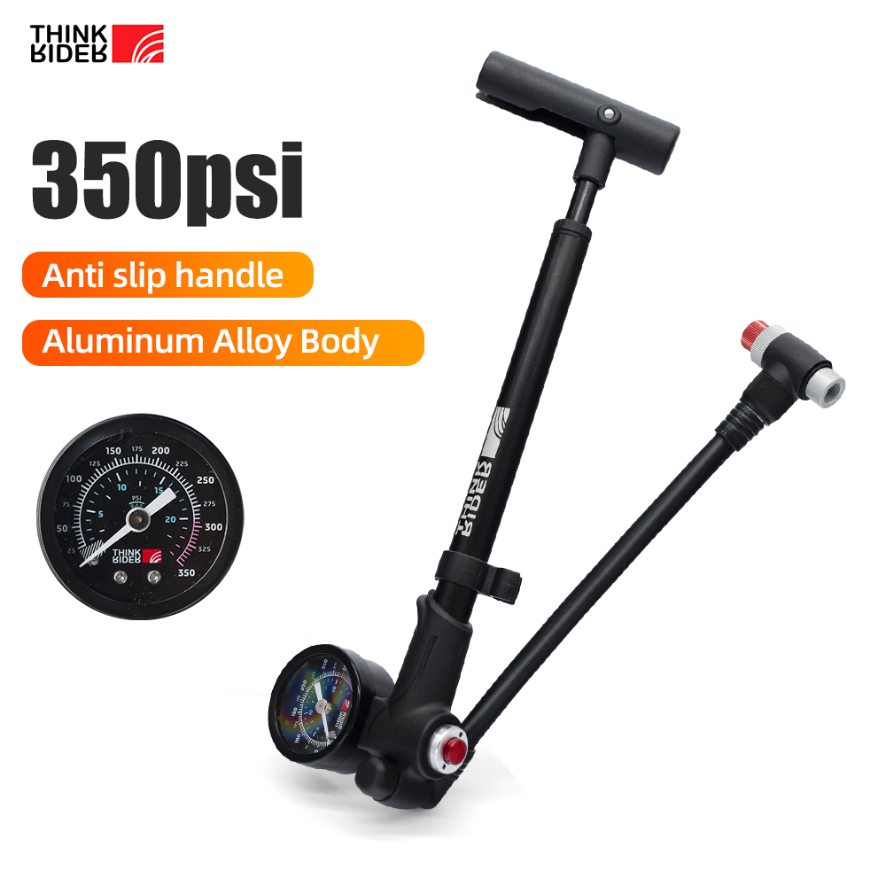 Shock Pump Suspension - ThinkRider pompa udara sepeda, portabel tekanan