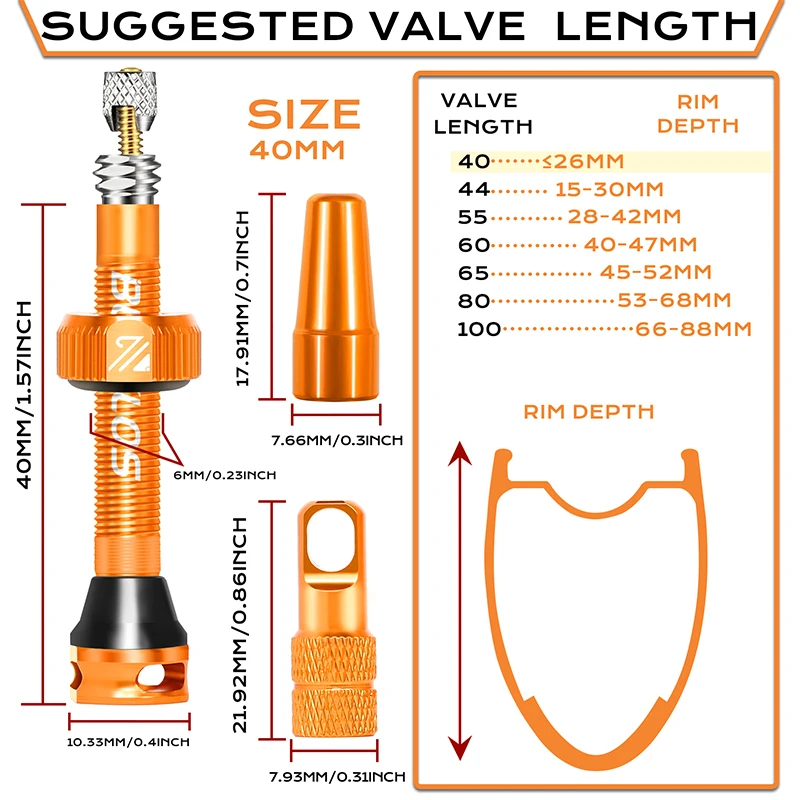 Katup Presta sepeda jalanan, g - Tubeless Valve Core ulasan dan harga