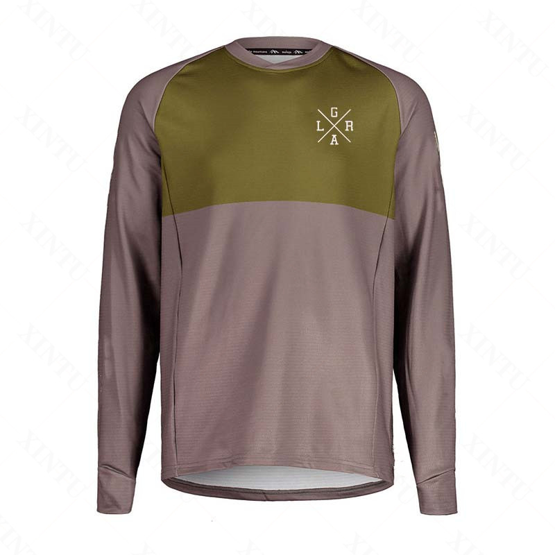 Jersey Sepeda Motor Pria Lrga  - Mountain Biking Long Sleeve Shirt ulasan dan harga