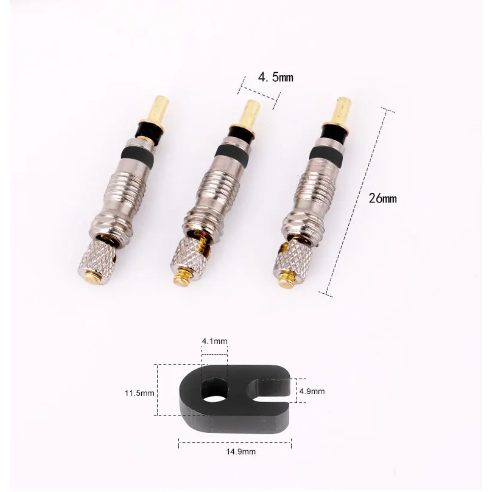 6/18 Buah Adaptor Nosel Pranci - Tubeless Valve Core ulasan dan harga