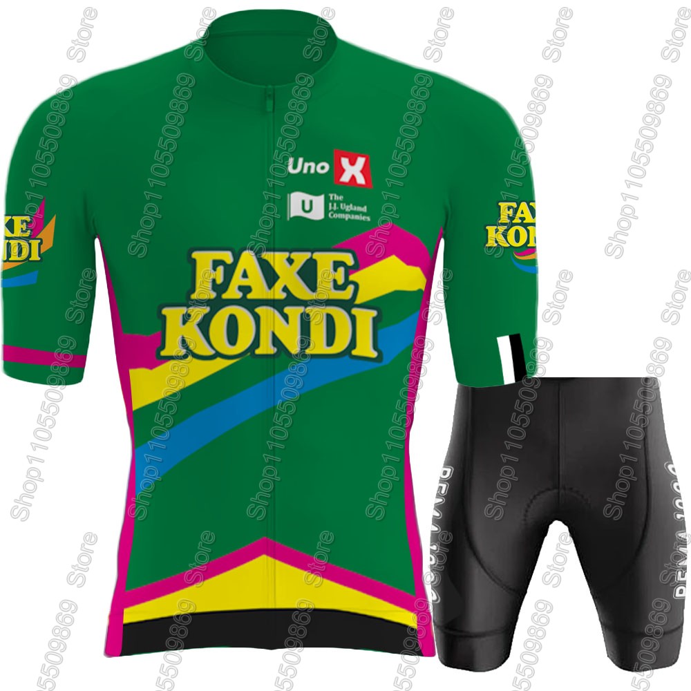 Set Jersey Sepeda Tim UNO X 20 - Mountain Biking Apparel ulasan dan harga