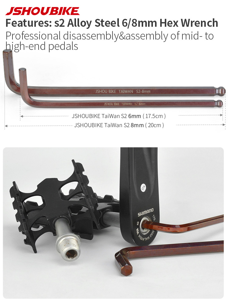 JSHOUBIKE 6/8/15Mm Kunci Pas P - Mountain Biking Apparel ulasan dan harga
