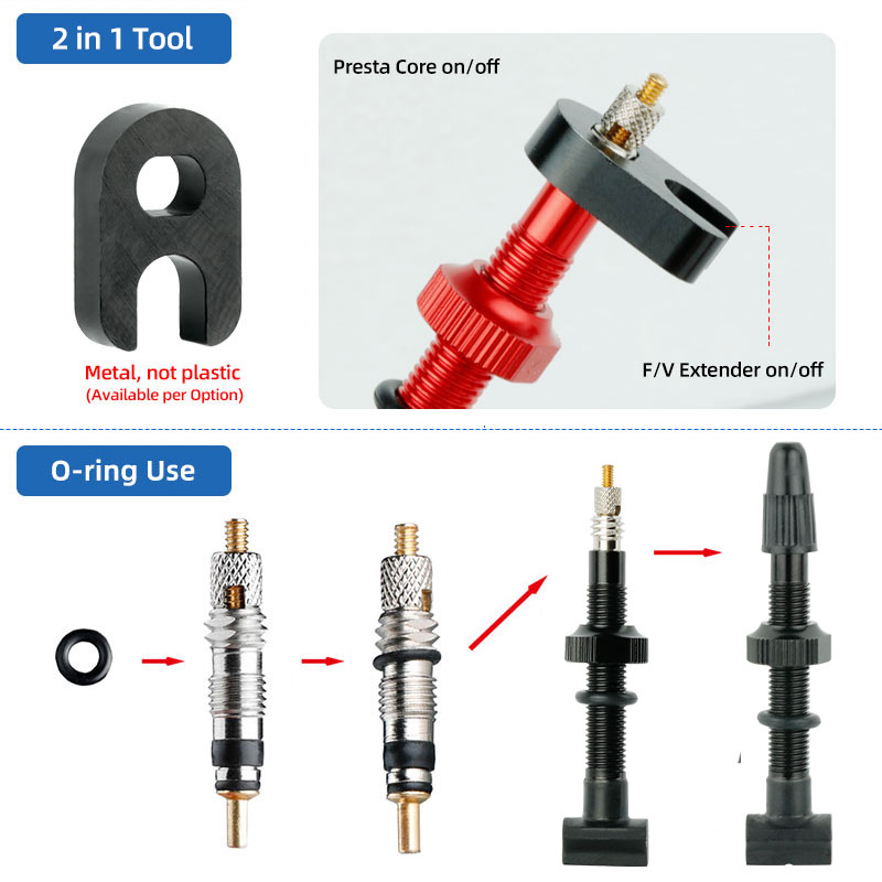 Deetount katup Presta kuningan - Tubeless Valve Core ulasan dan harga